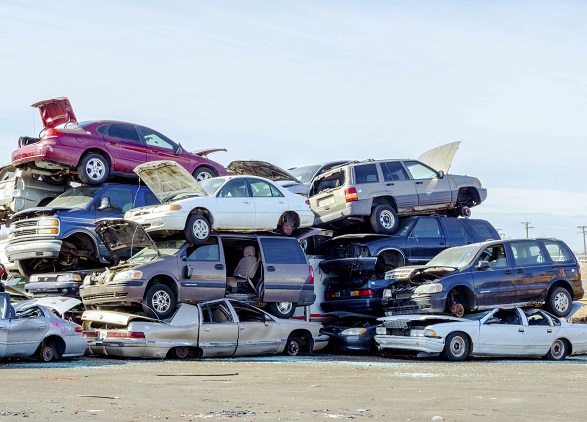 dispose of an old car